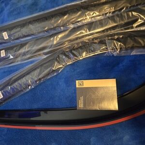 Black Dodge Ram 1500 Window Rain Visors 2009-2019